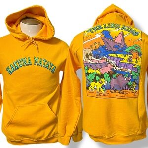 Official Disney Lion King Hakuna Matata Pullover Hoodie SMALL